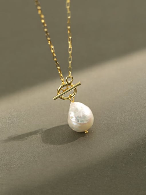 Elegant delicate pendant with Freshwater Pearl - weddings