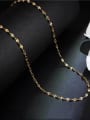 Sterling Silver minimalist bar chain Gold Plated