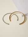Stainless Steel Minimalist Line Choker Necklace