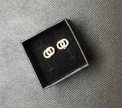 Timeless Elegance Rhodium-Plated Sterling Silver Diamonique Earrings- Vintage and Preloved