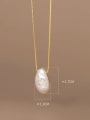 Minimalist Pearl Necklace