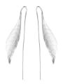 My Beautiful Long Leaf Earrings